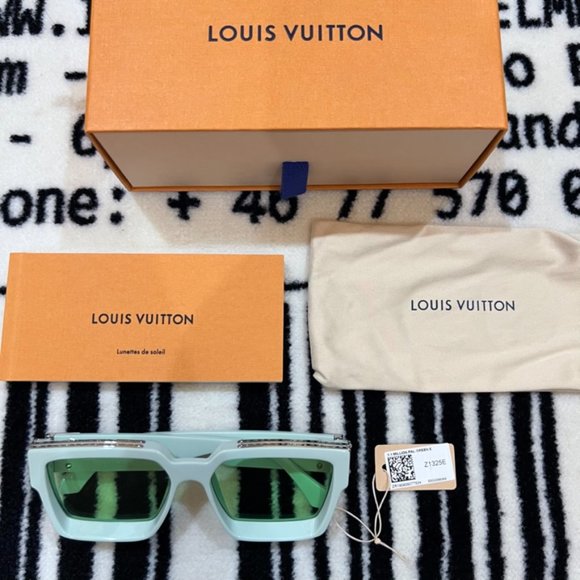 Louis Vuitton Limited Edition 1:1 Millionaire Zeiss Lens Sunglasses - Pale Green - Picture 12 of 14